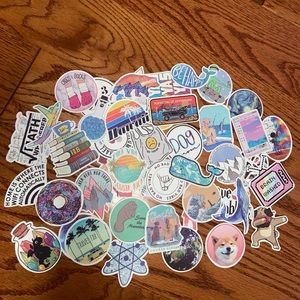 SET OF 65 STICKERS!<3